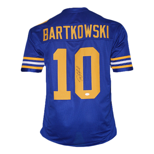 : Steve Bartkowski Autographed/Signed California Blue Custom  Jersey