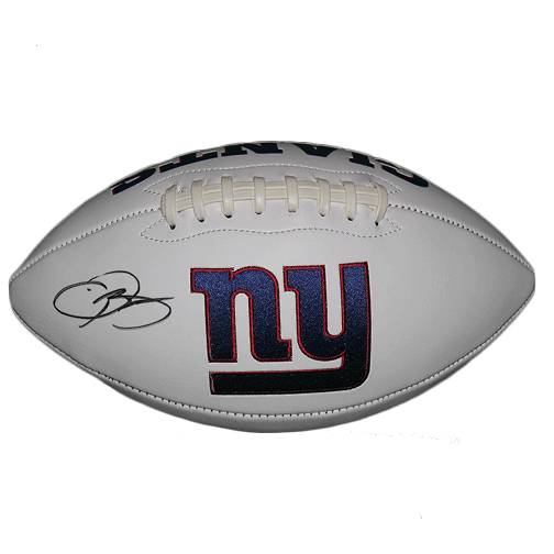 Odell Beckham Jr. Autographed and Framed White New York Giants