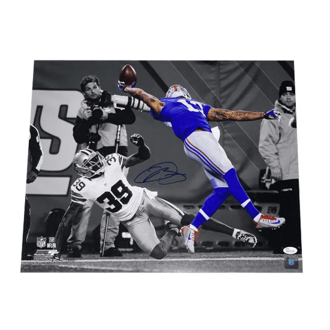 ODELL BECKHAM JR AUTOGRAPHED NEW YORK GIANTS