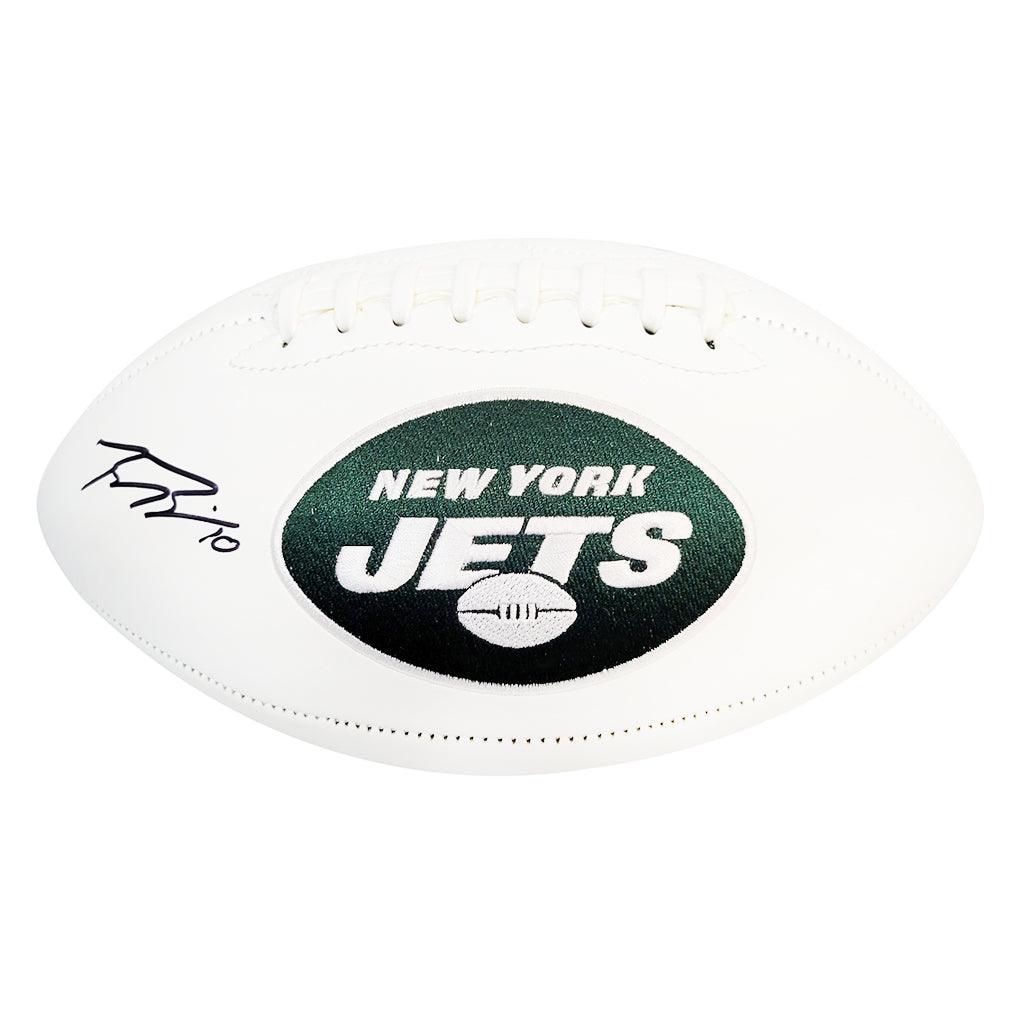 Braxton Berrios Signed New York Jets Official NFL Team Logo White Foot — RSA