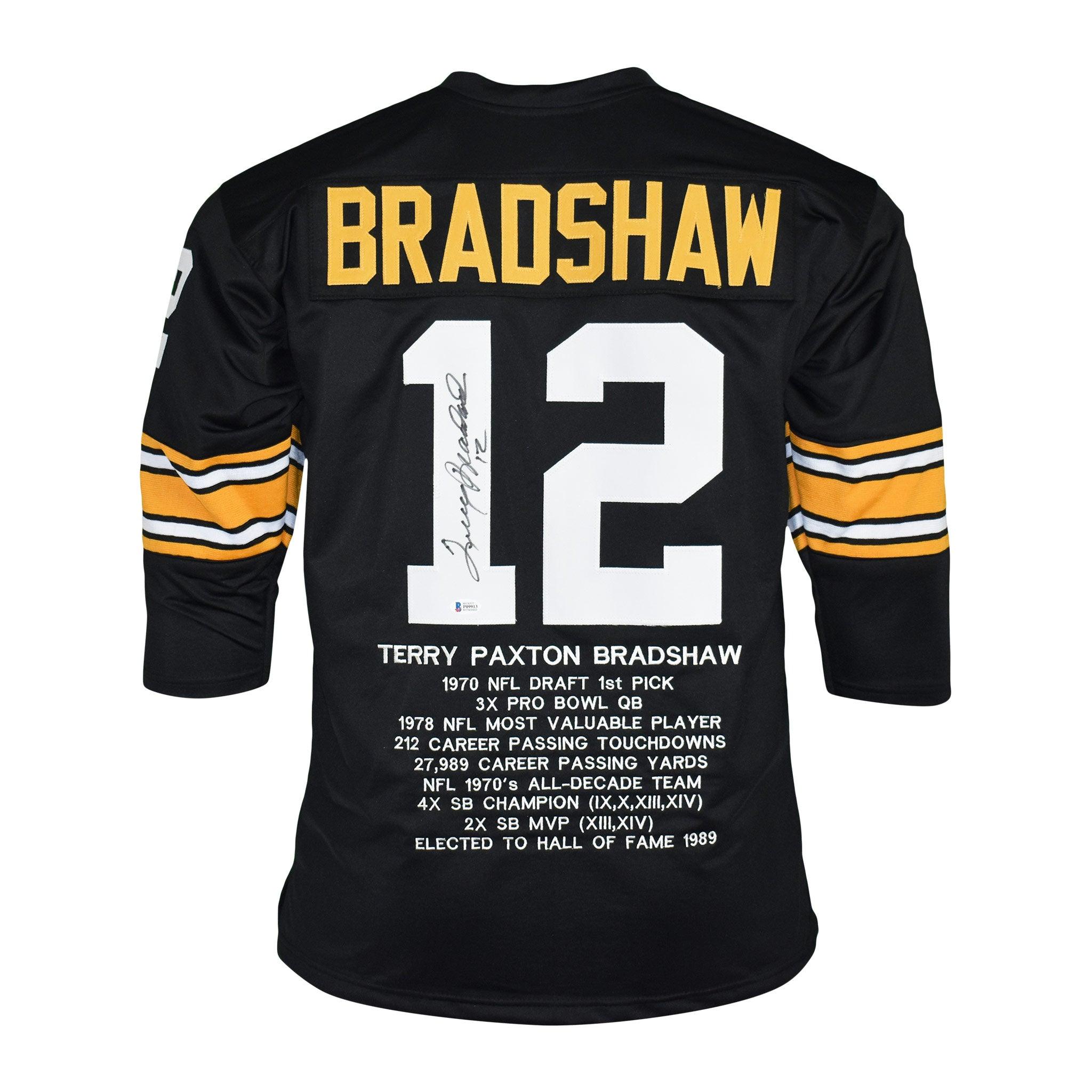 Terry bradshaw hotsell signed jersey