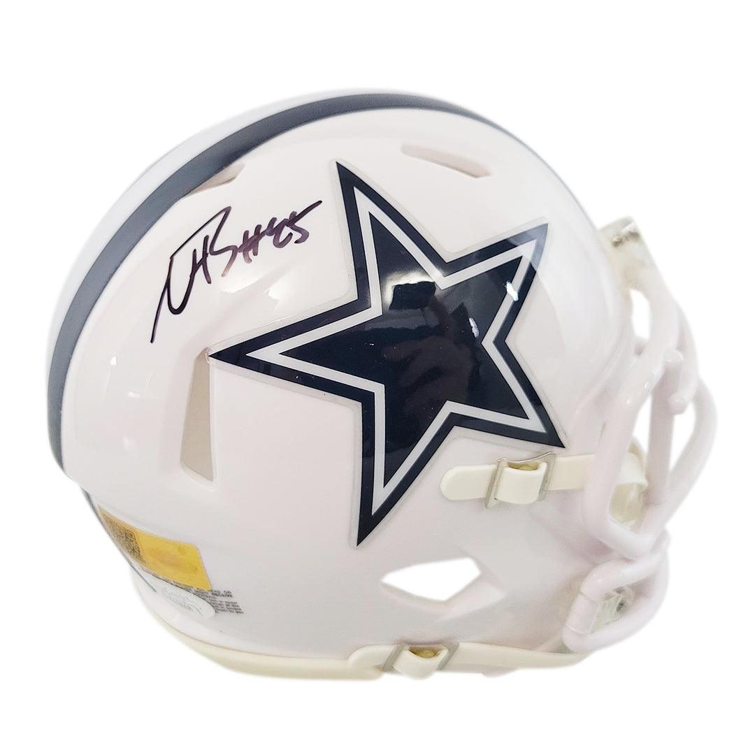 Noah Brown Signed Dallas Cowboys Salute to Service Speed Mini Replica — RSA