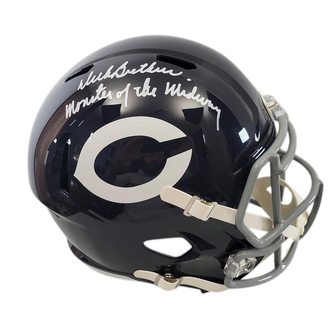 : Dick Butkus Autographed Chicago Bears Flash Speed Mini Helmet -  Beckett W Hologram White : Collectibles & Fine Art