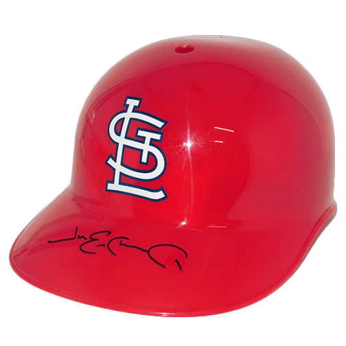 St. Louis Cardinals Jim Edmonds Autographed Mini Batting Helmet