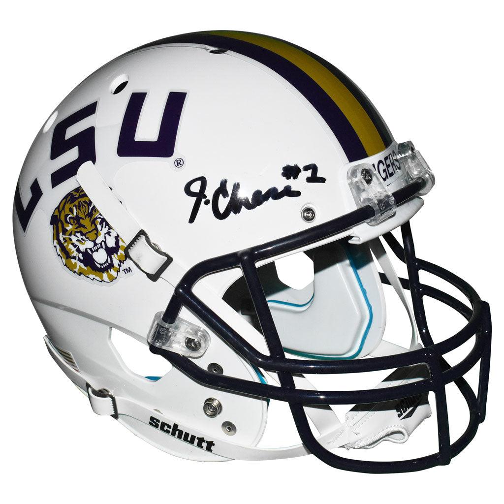 LSU TIGERS CUSTOM MINI WHITE(AWAY) FOOTBALL HELMET JA'MARR CHASE OR  ANY PLAYER #