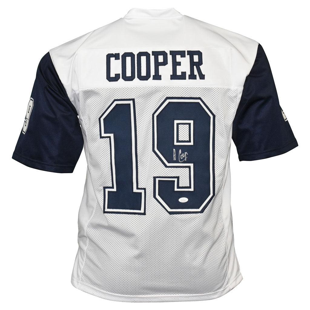 Amari Cooper Signed Dallas Blue Football Jersey (JSA) — RSA