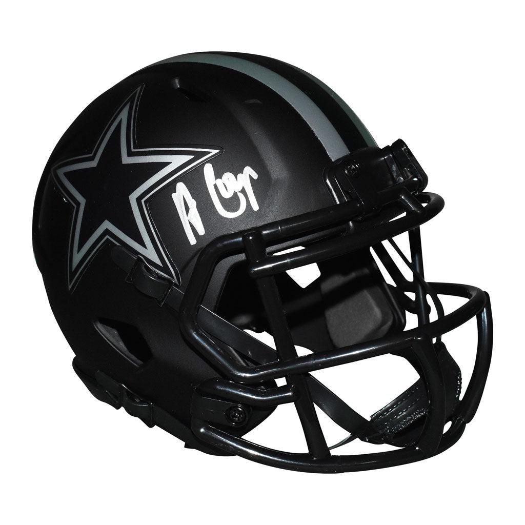 Amari Cooper Signed Silver Ink Dallas Cowboys Eclipse Speed Mini Footb — RSA