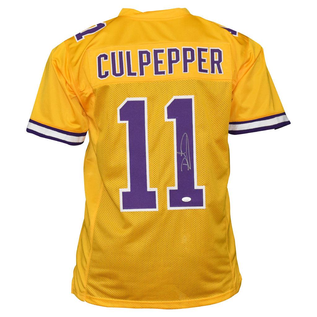 Daunte Culpepper Autographed Minnesota Vikings Custom Purple Football Jersey  JSA at 's Sports Collectibles Store