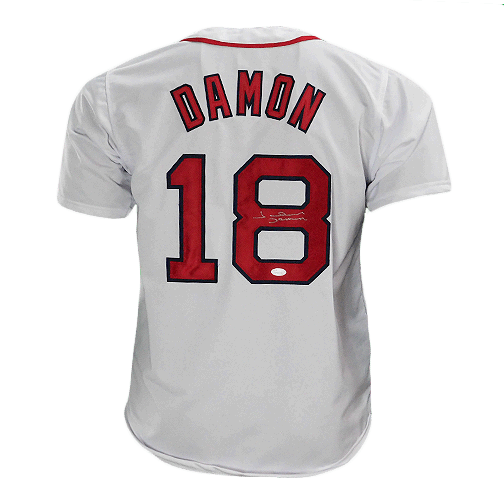 Johnny Damon Signed Red Sox Jersey