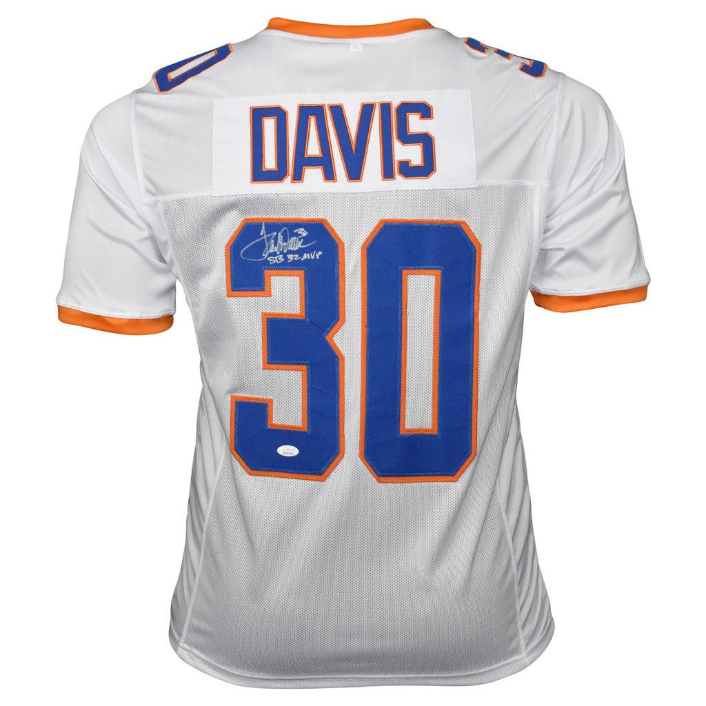 Terrell Davis Signed & Inscribed Jersey - Memorabilia Center