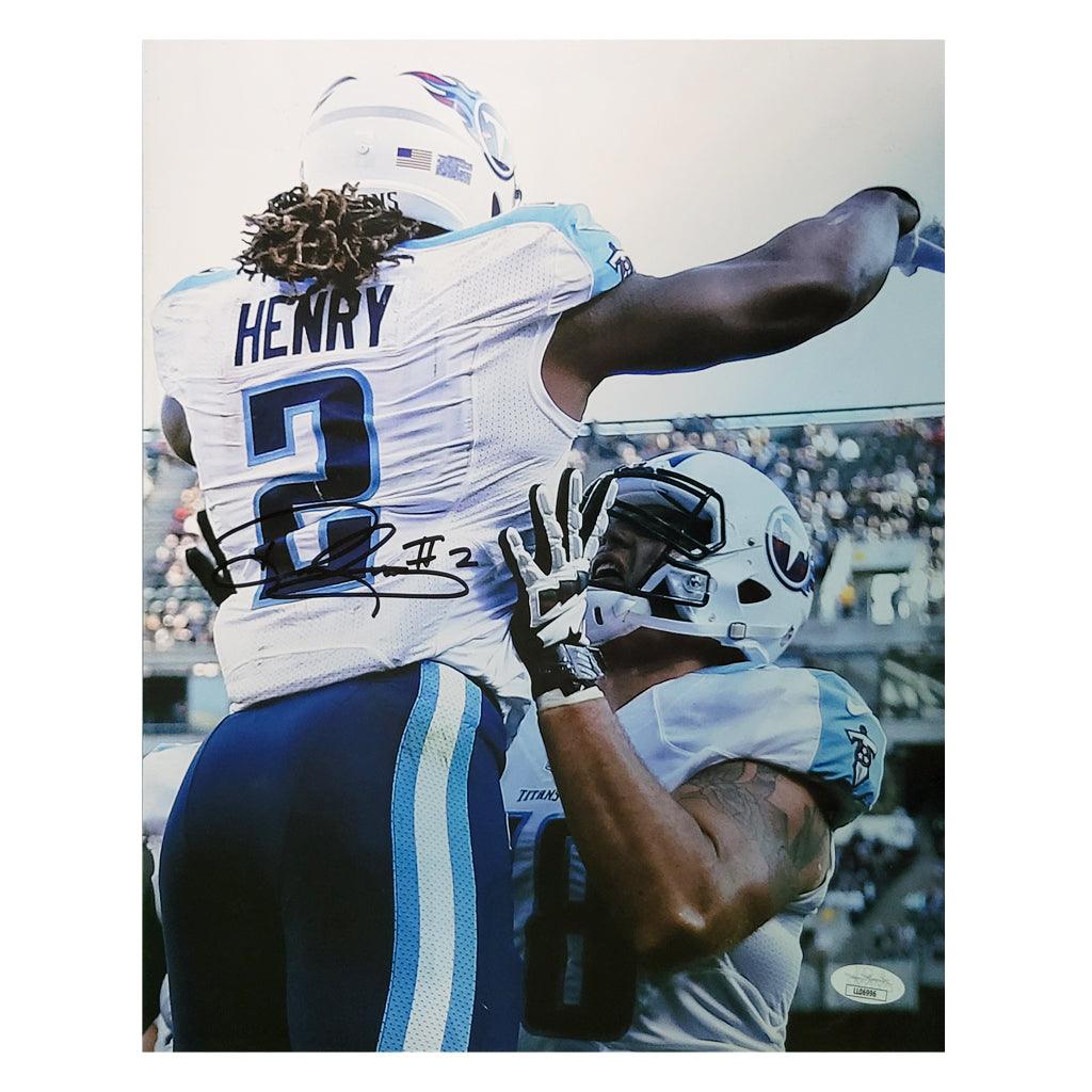 Derrick Henry Signed Framed 8x10 Tennessee Titans Photo JSA