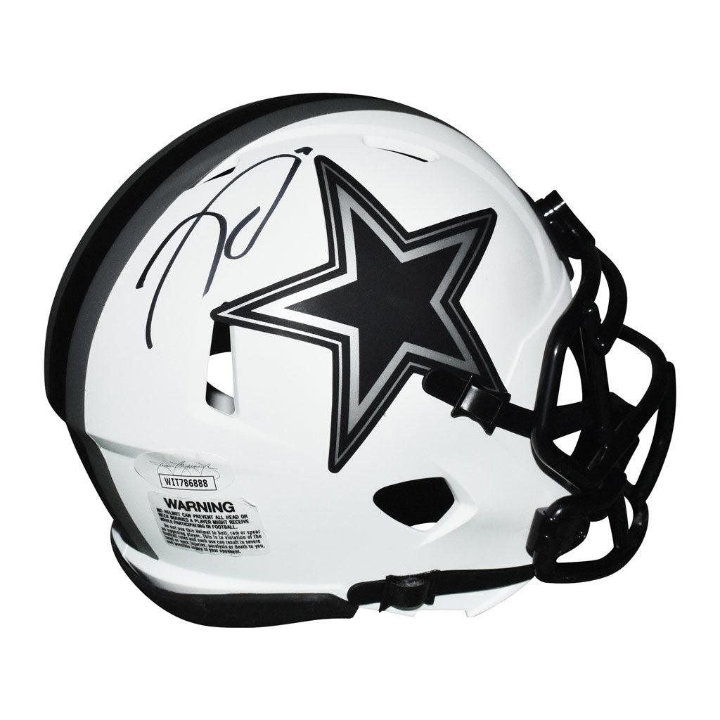 Trevon Diggs Autographed Eclipse Dallas Cowboys Lunar Eclipse Mini Helmet