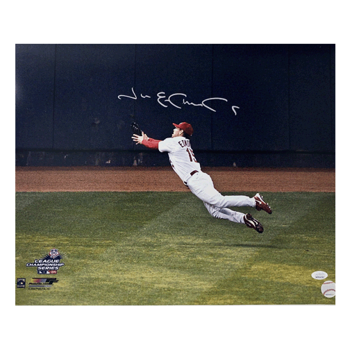 Lot - JIM EDMONDS SIGNED ACTION PHOTOGRAPH