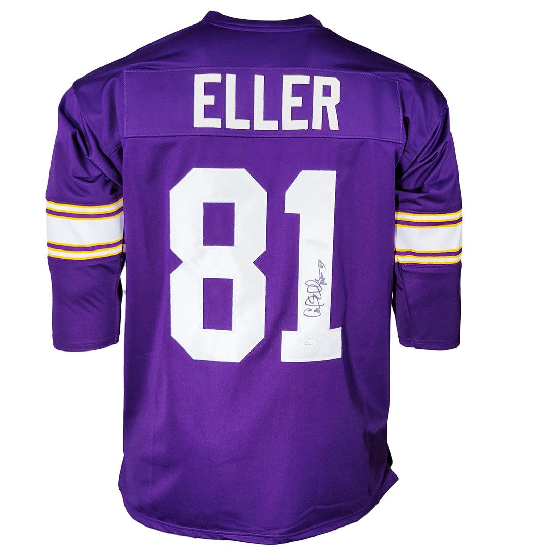 Carl Eller Jersey Sweatshirt Hoodie - 'Purple Home' or 'White Away'