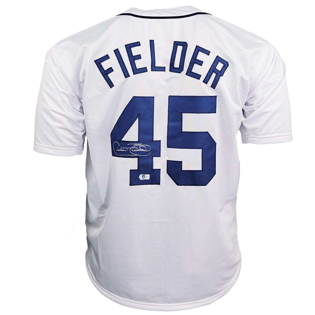 Detroit Tigers Cecil Fielder Autographed Signed Jersey Beckett