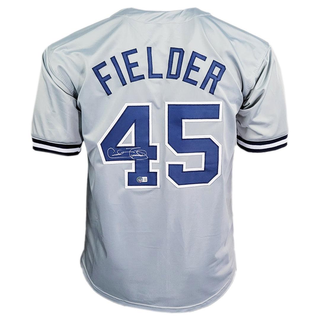 Cecil Fielder Authentic Signed Pro Style Jersey Autographed JSA