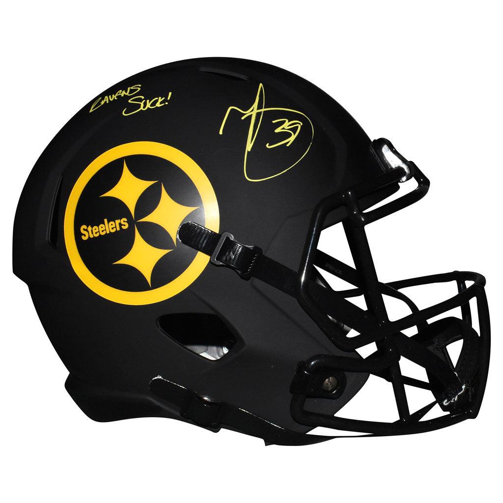 Autographed MINKAH FITZPATRICK Pittsburgh Steelers Speed Mini