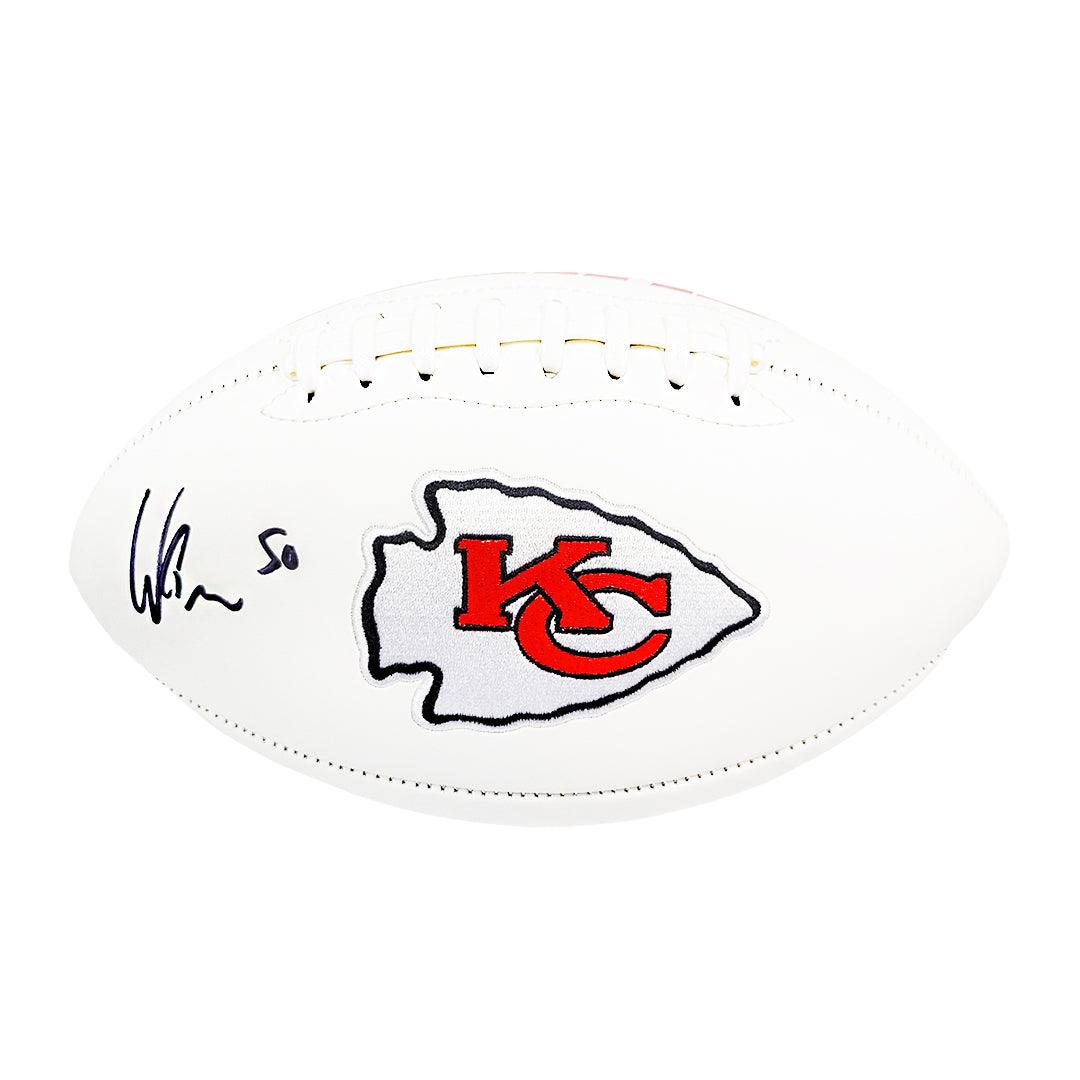 kansas city chiefs team signed football