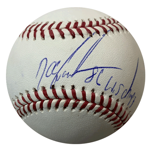Dwight Gooden Signed Gray Baseball Jersey