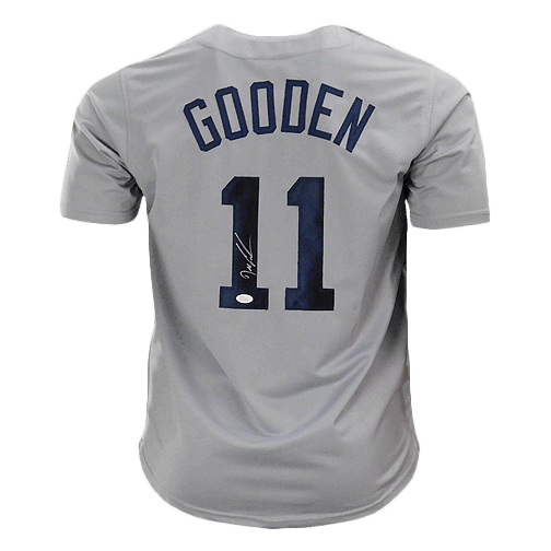 Dwight Gooden Signed New York Baseball Jersey Grey (JSA)
