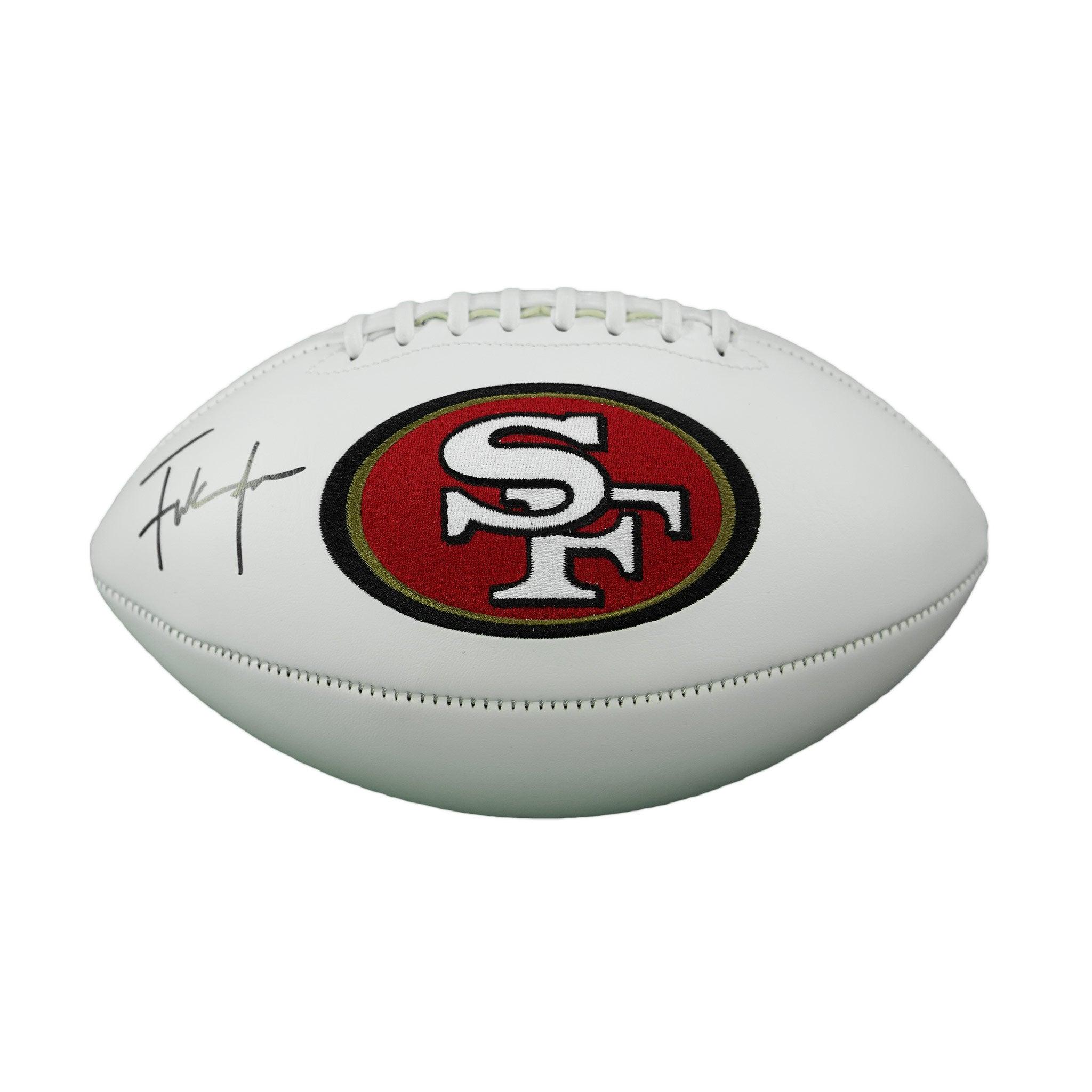 Frank Gore Autographed San Francisco 49ers Logo Football - JSA W