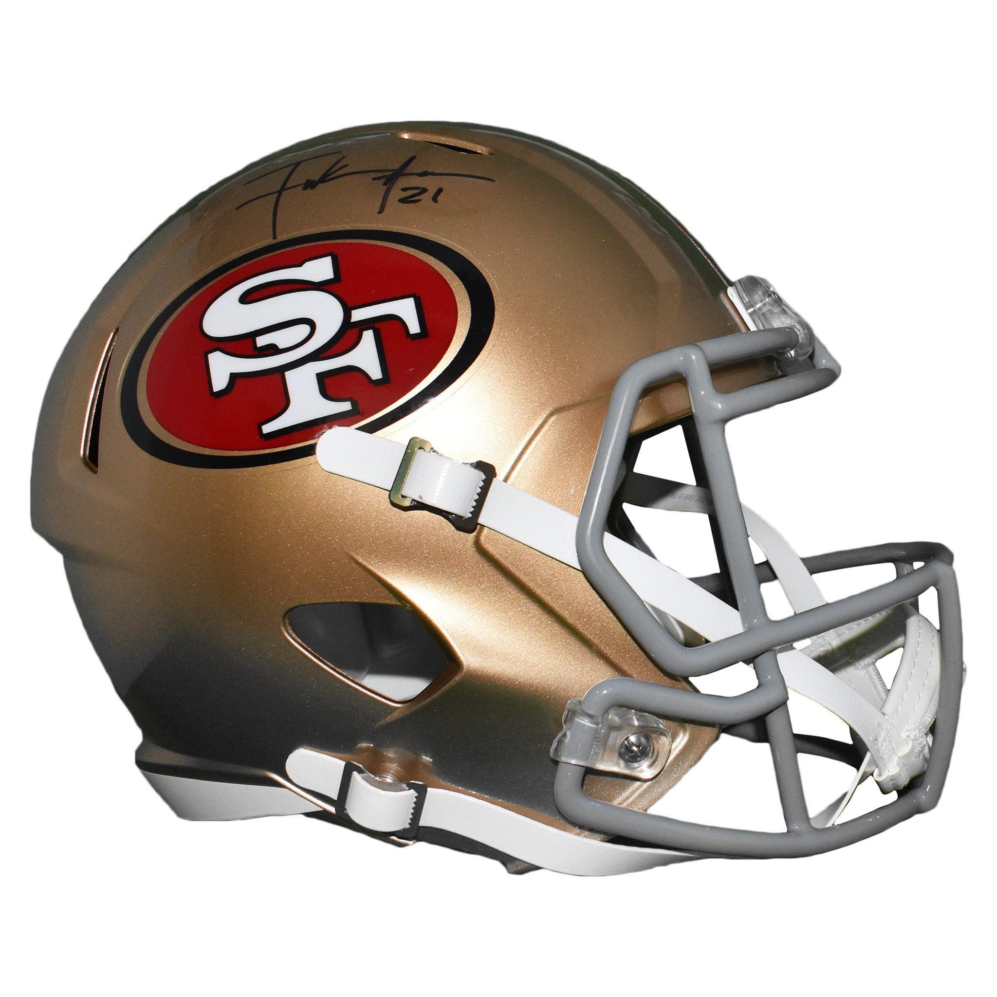 NFL San Francisco 49ers Frank Gore Speed Replica Full Size Helmet Camo  Alternate