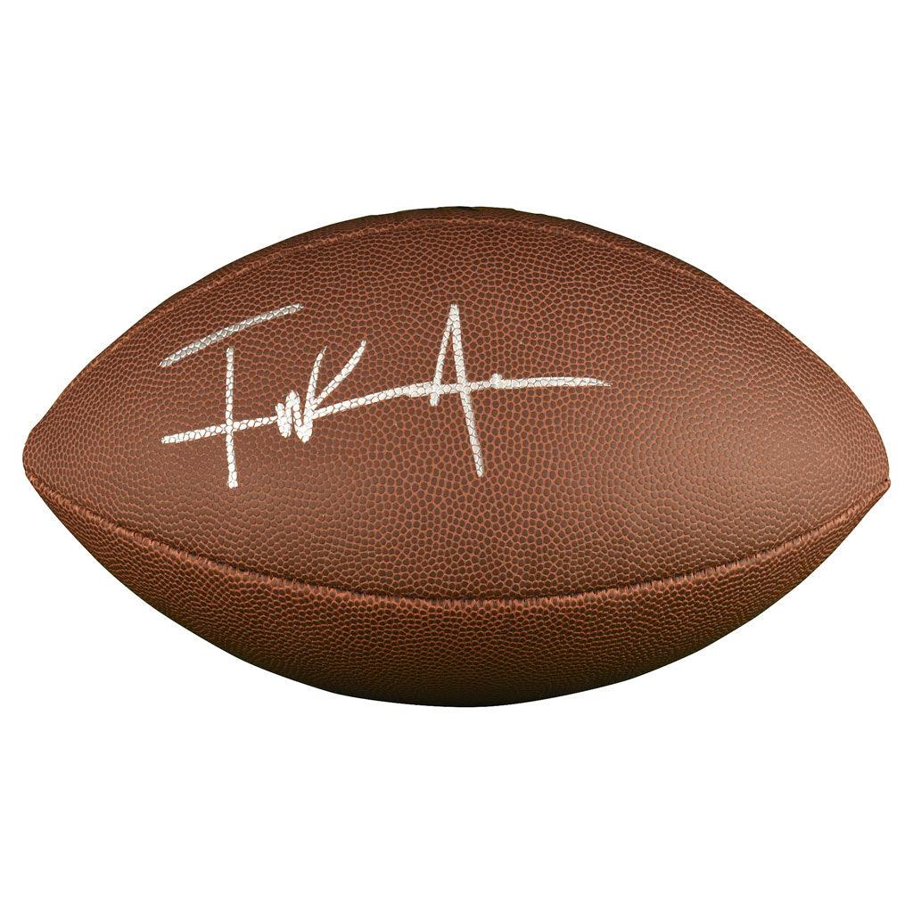 Frank Gore Autographed Wilson Football - BAS COA