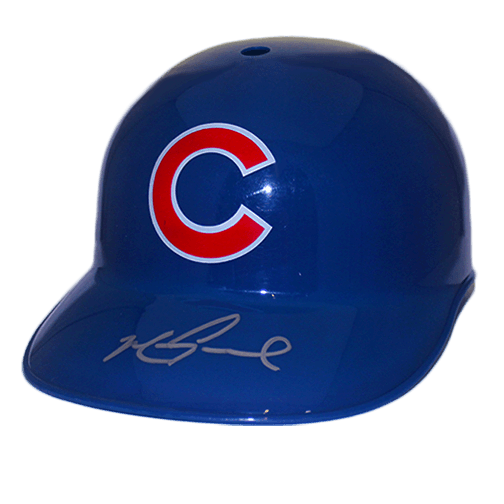 Mark Grace Signed Cubs Full-Size Replica Batting Helmet (JSA COA)