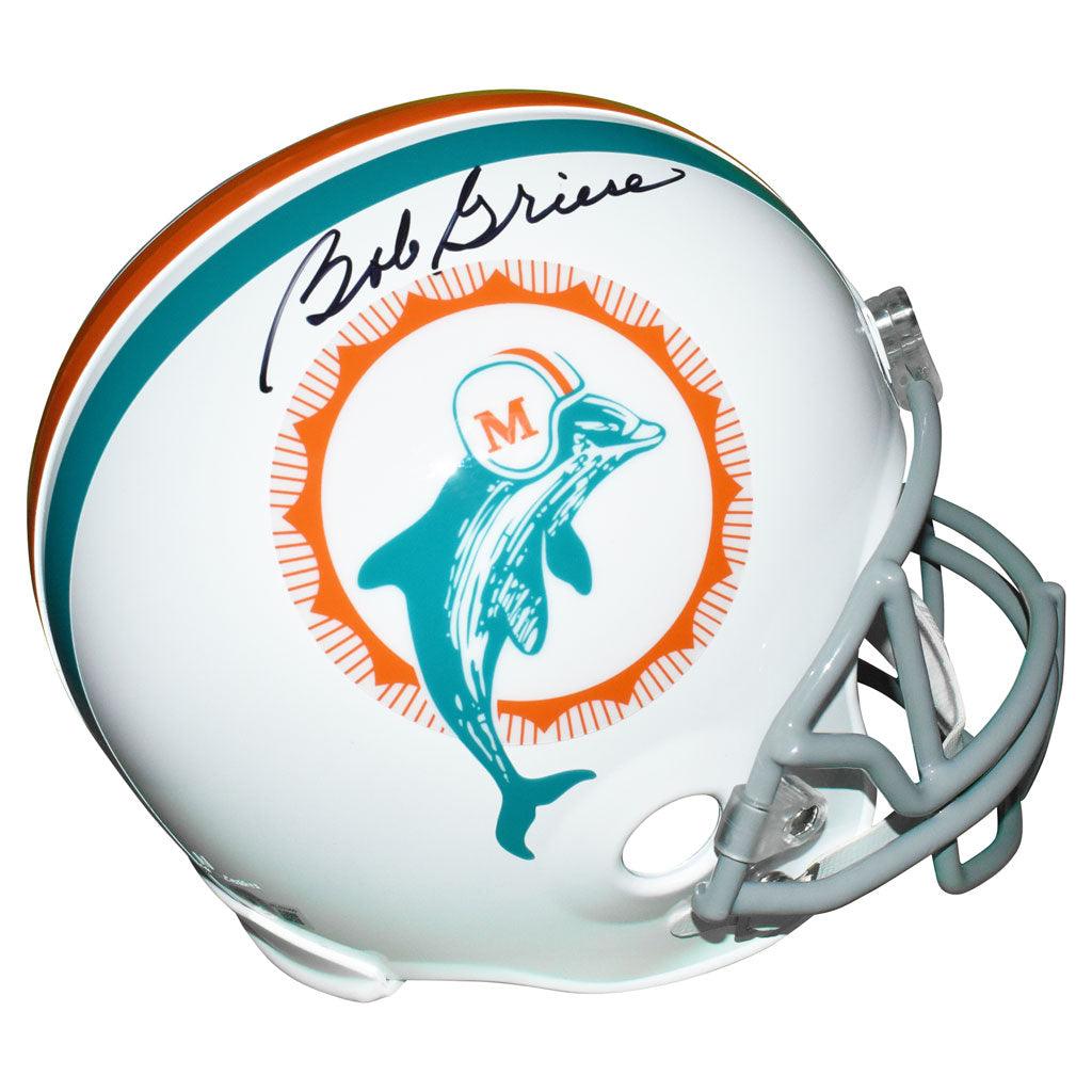 Miami Dolphins Mini Replica Football Helmet Signed by Bob Griese -  CharityStars