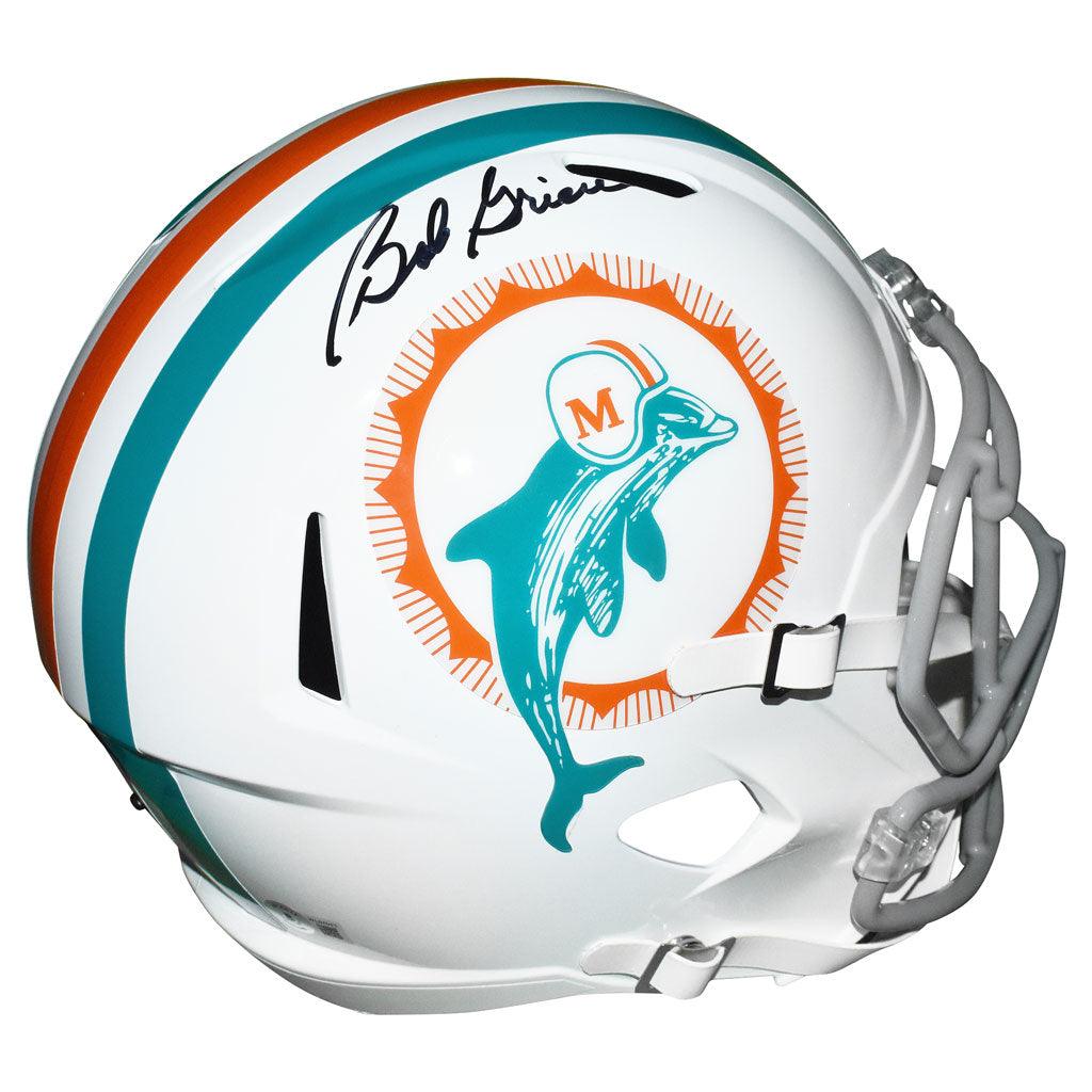 *BOB  GRIESE*SIGNED*AUTOGRAPHED*MIAMI*DOLPHINS*AUTHENTIC*MINI*HELMET*NFL*FOOTBALL