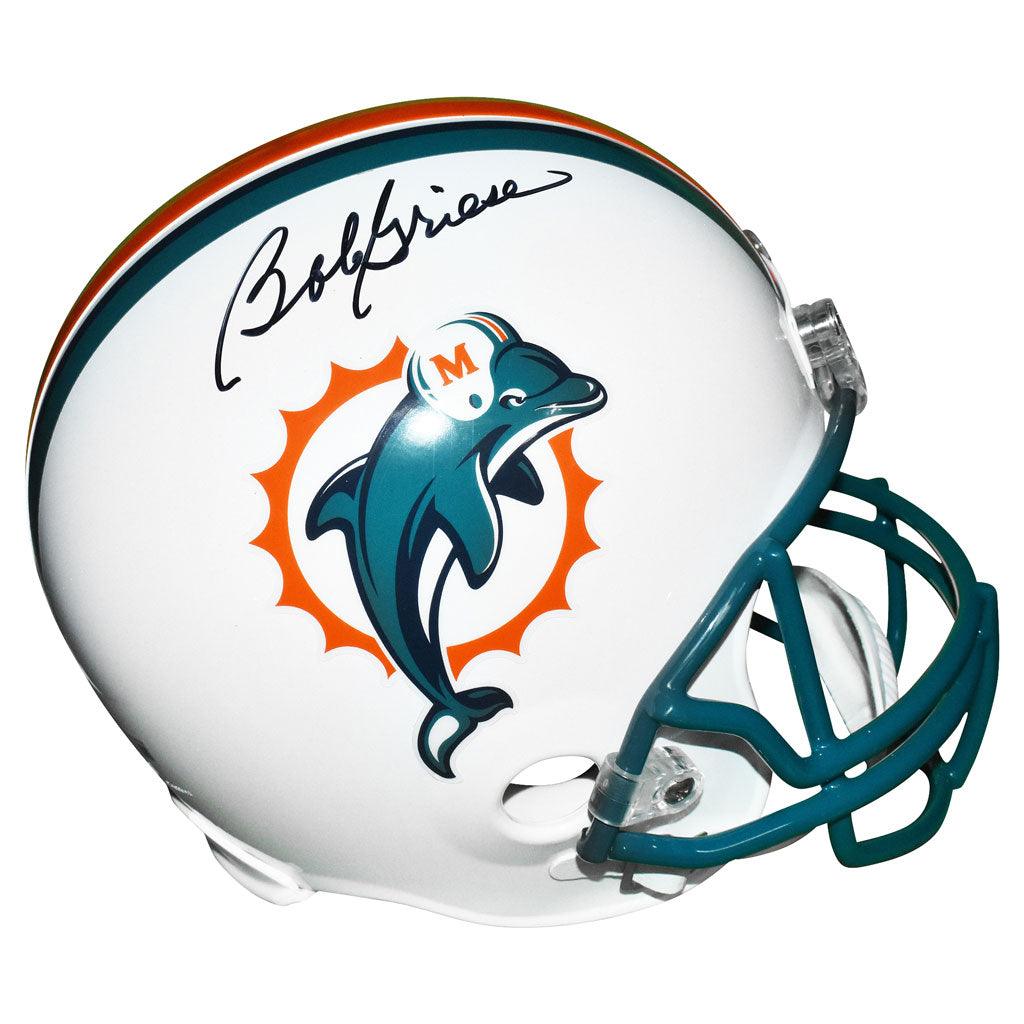 Bob Griese Signed Miami Dolphins Full-Size Replica 1997-2012 Throwback  Football Helmet (Beckett)