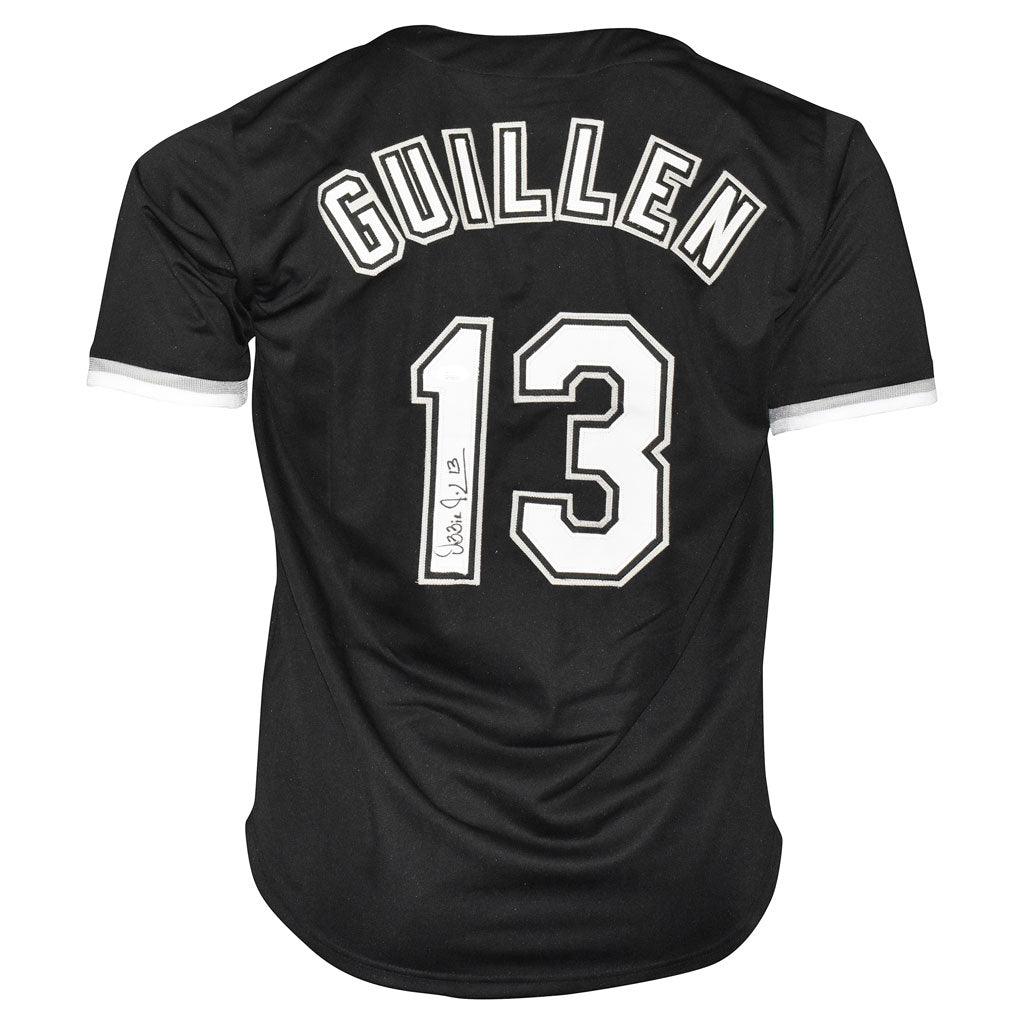 Ozzie Guillen Signed Gray White Sox Jersey JSA