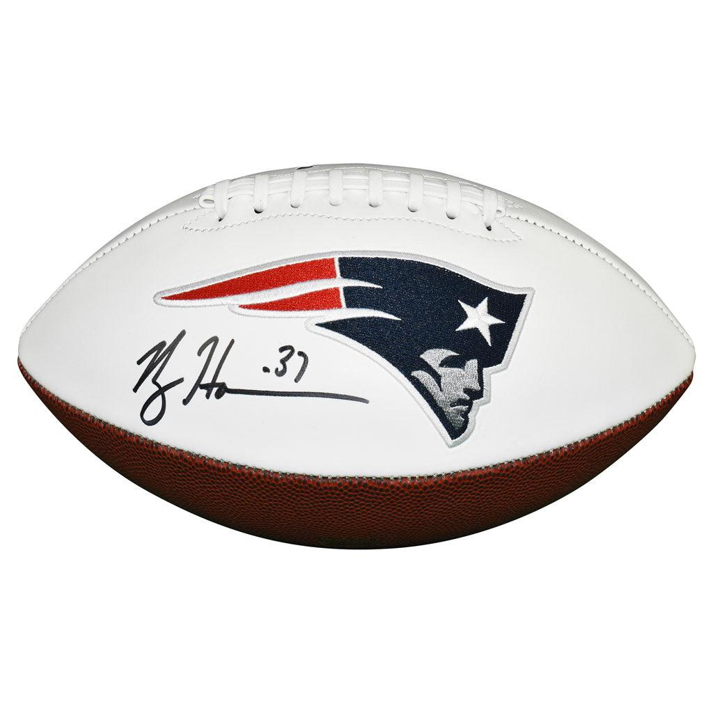 Rodney Harrison Signed New England Patriots Official NFL Team Logo Football  (Beckett)