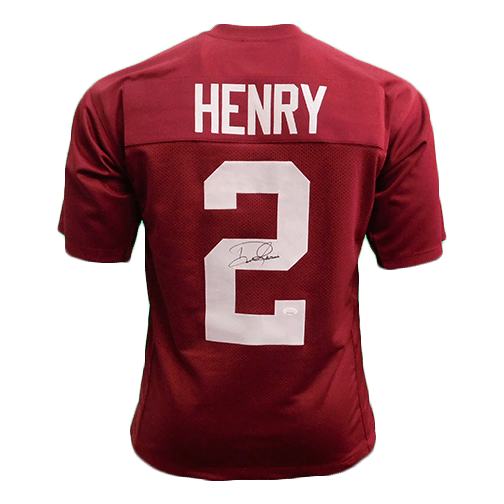 RSA Derrick Henry Autographed Maroon College Football Jersey JSA