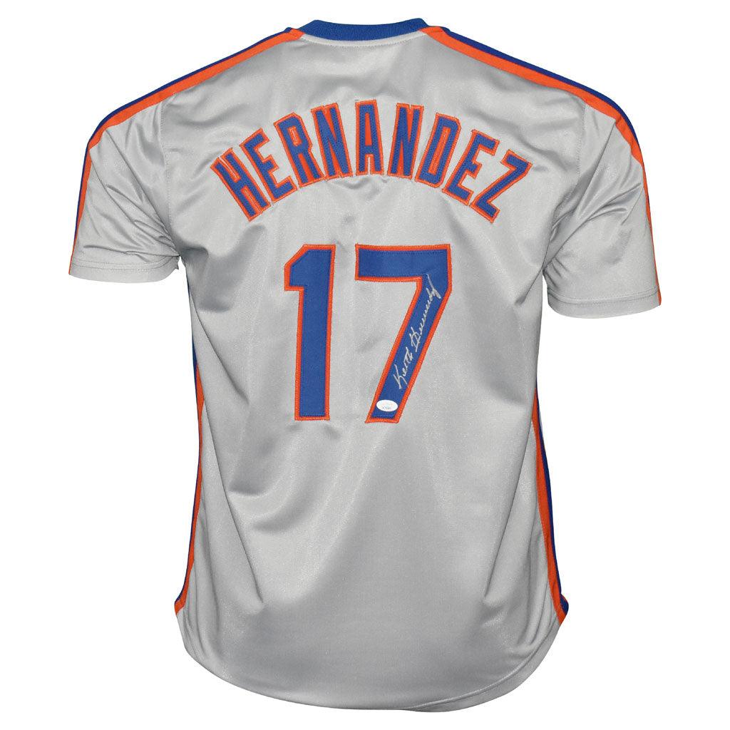 Keith Hernandez Autographed Signed Framed New York Mets Jersey JSA