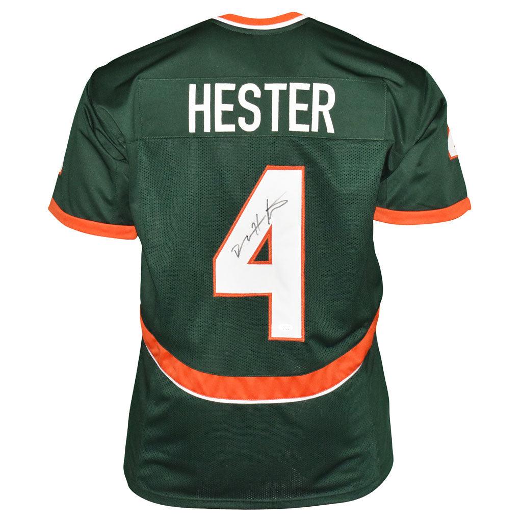 Framed Autographed/Signed Devin Hester 33x42 Miami Green College