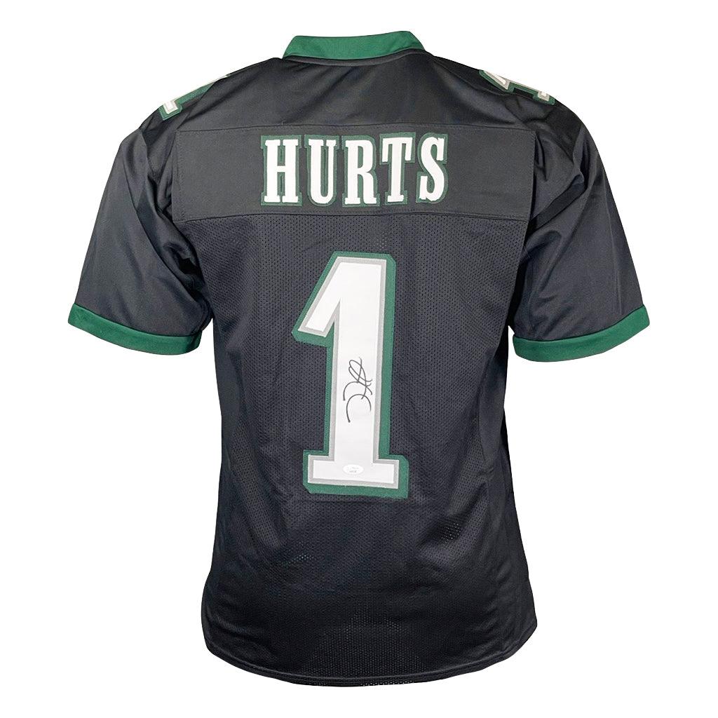 Jalen Hurts Philadelphia Eagles Autographed Framed Black Jersey - JSA  Authenticated