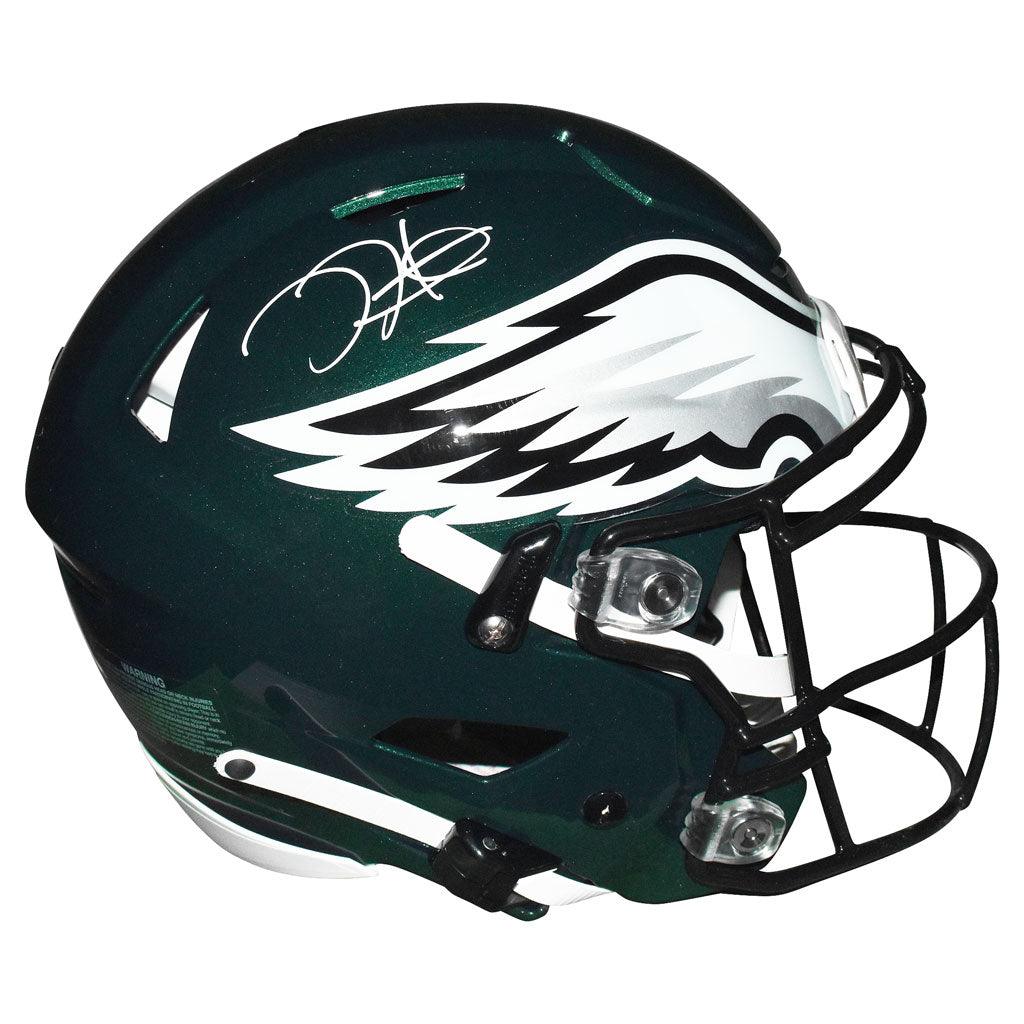 Jalen Hurts Signed Eagles Full Size Kelly Green Speed Replica Helmet BAS+Hurts