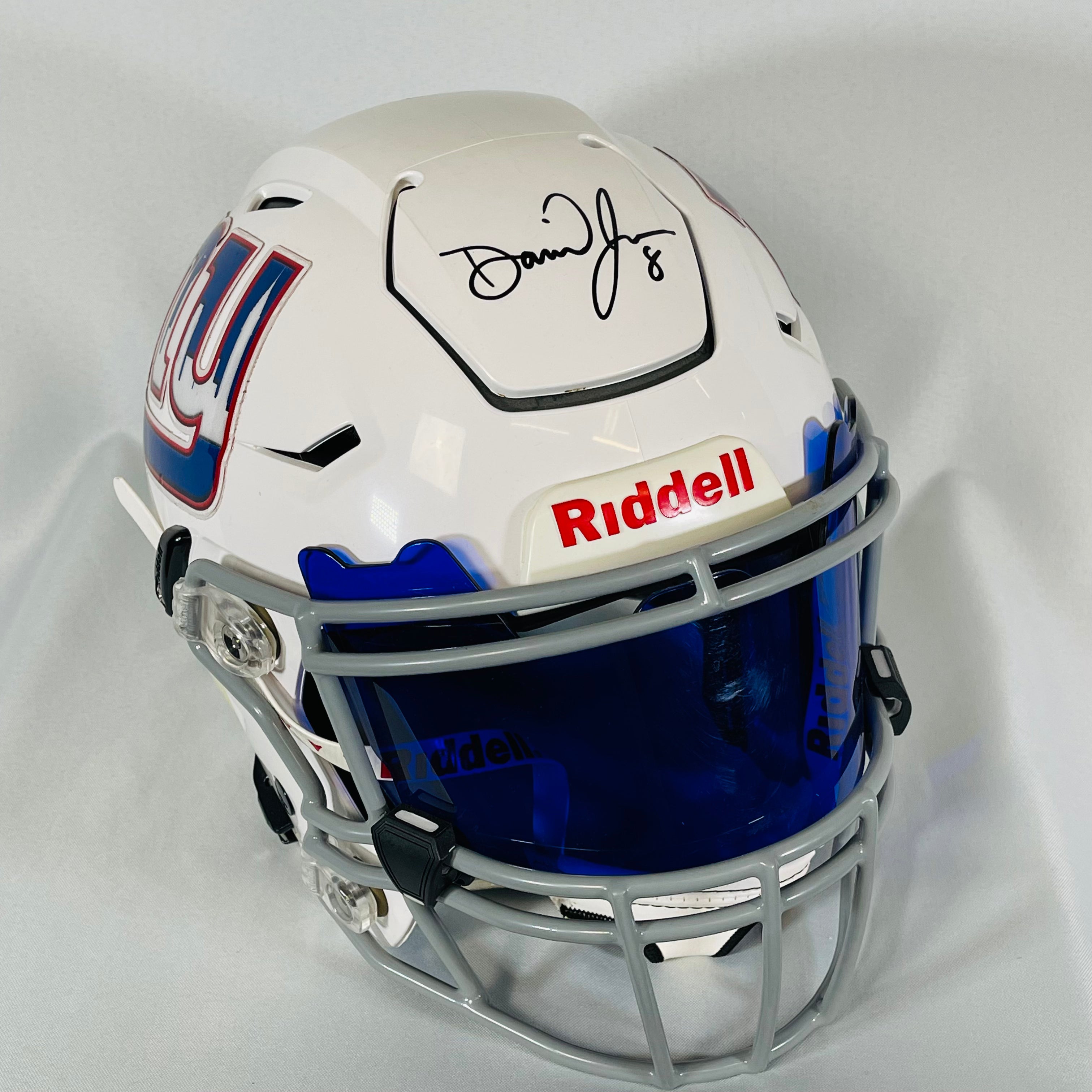 Daniel Jones Authentic Signed Autographed Mini Helmet JSA.