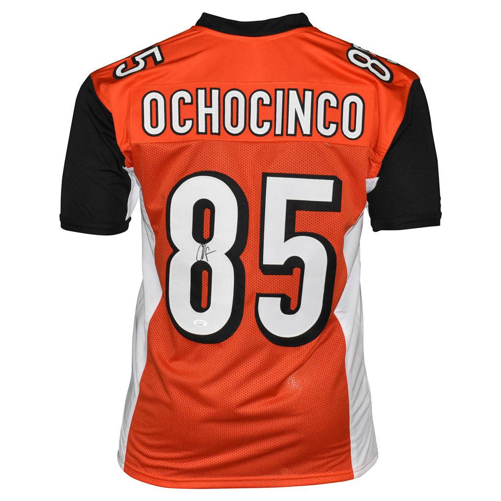 Autographed/Signed Chad Ochocinco (Johnson) Cincinnati Orange