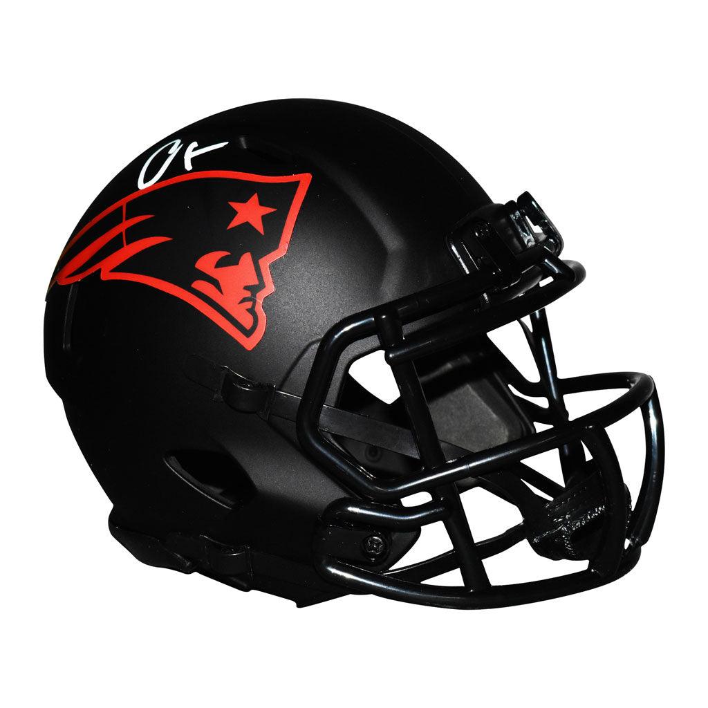 NEW ENGLAND PATRIOTS RIDDELL BLACK ECLIPSE MINI FOOTBALL HELMET – Sports  Images & More LLC