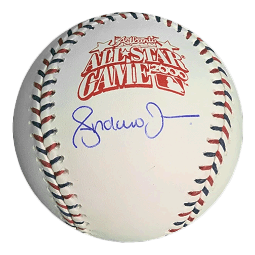 Andruw Jones Atlanta Braves Autographed Major League Baseball JSA