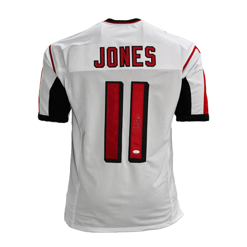 Julio Jones Autographed & Framed Red Falcons Jersey