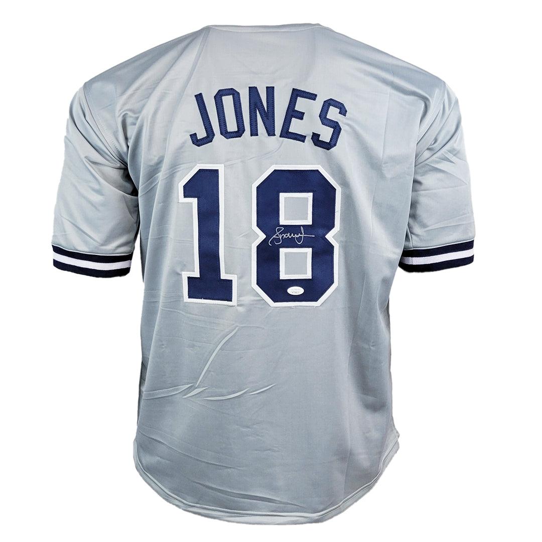 Andruw Jones Signed Autographed Blue Jersey JSA Authentication