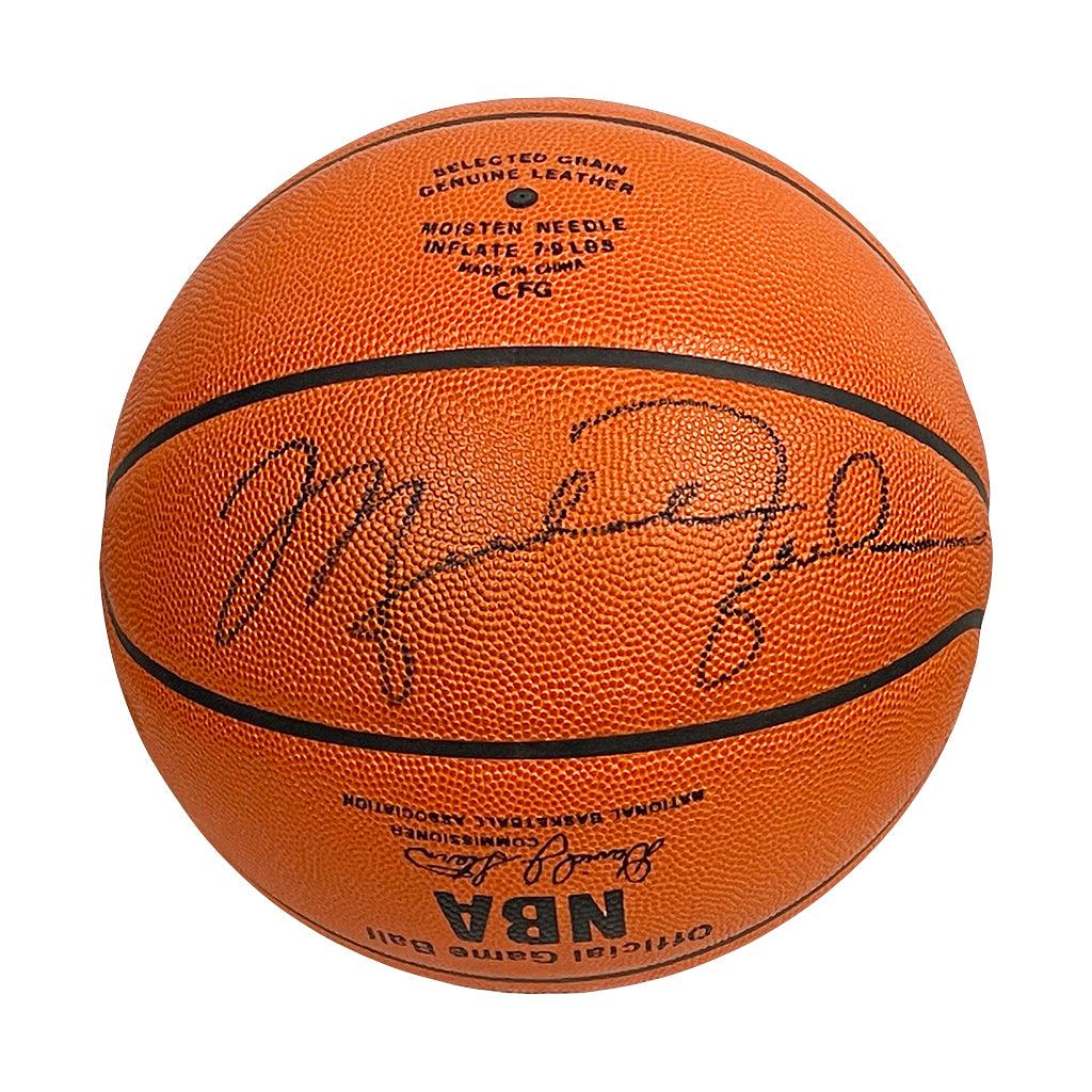 Michael jordan signed on sale ball