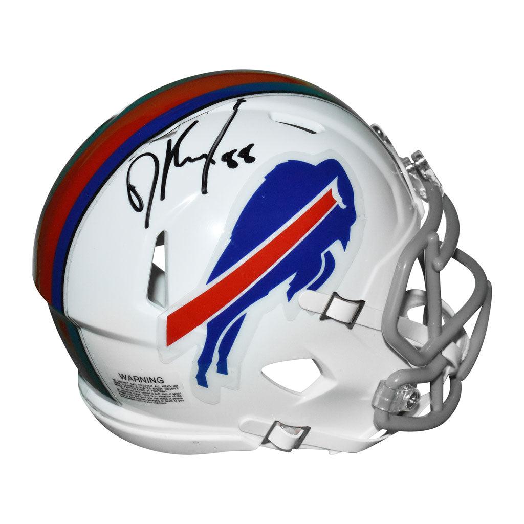 Dawson Knox Signed Buffalo Bills Speed Mini Replica White Football Helmet  (JSA)