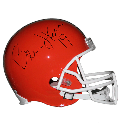 bernie kosar autographed helmet