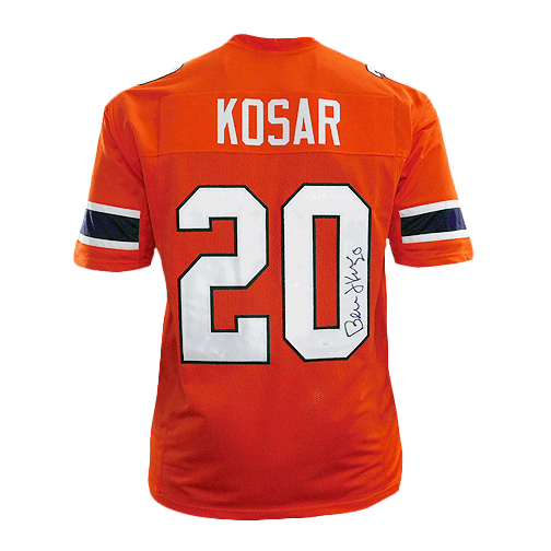 Bernie Kosar Signed Orange Jersey PSA – GPS Sports Gallery
