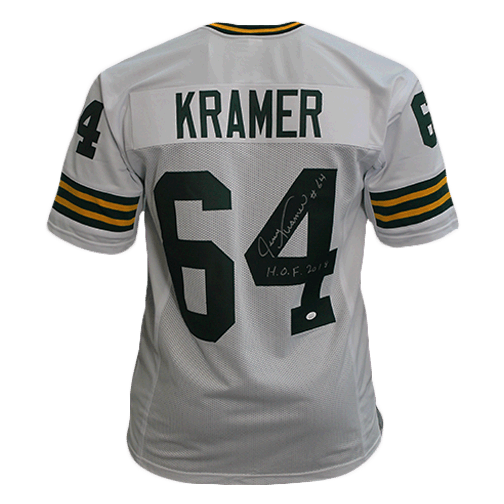 Jerry Kramer Memorabilia, Autographed Jerry Kramer