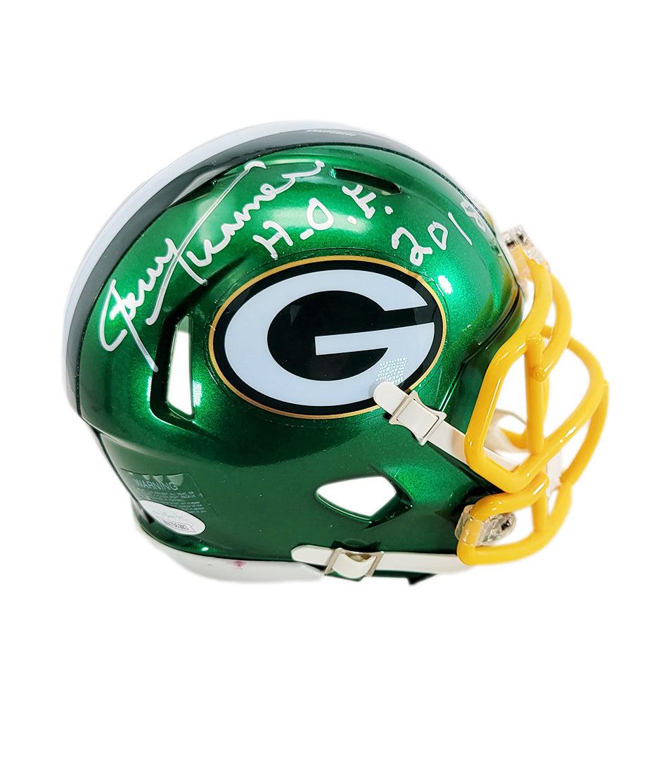 Jerry Kramer Signed HOF 2018 Inscription Green Bay Packers Flash Speed Mini  Football Helmet (JSA)